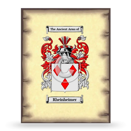Rheinheimer Coat of Arms Print