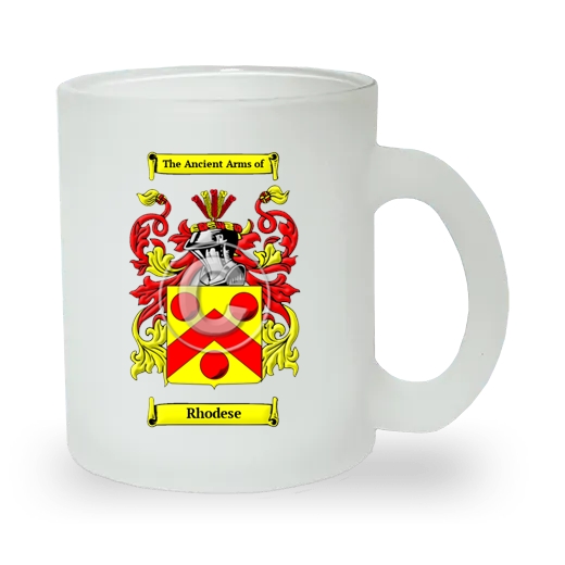 Rhodese Frosted Glass Mug