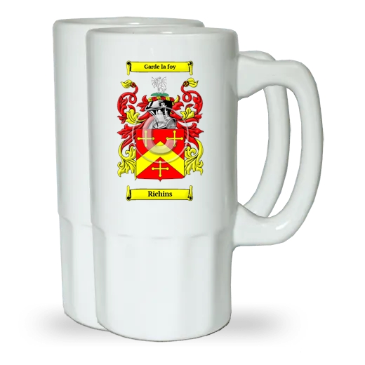 Richins Pair of Beer Steins