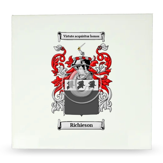 Richieson Large Ceramic Tile with Coat of Arms