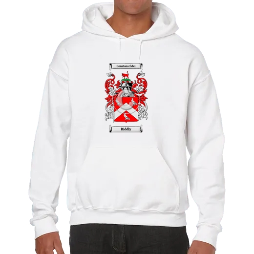 Riddly Unisex Coat of Arms Hooded Sweatshirt