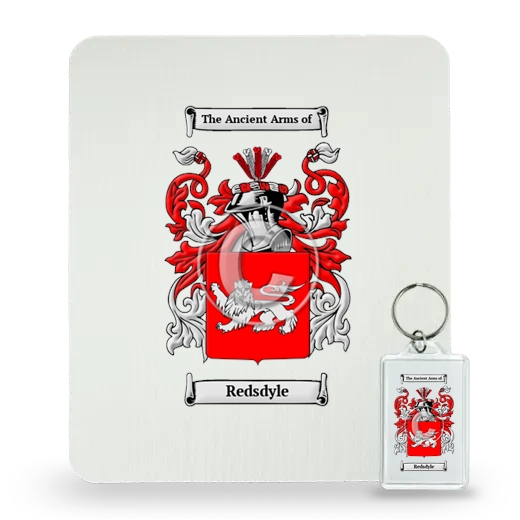 Redsdyle Mouse Pad and Keychain Combo Package