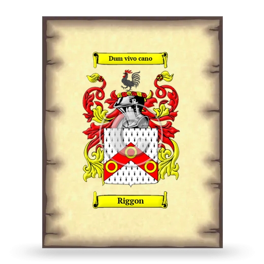 Riggon Coat of Arms Print