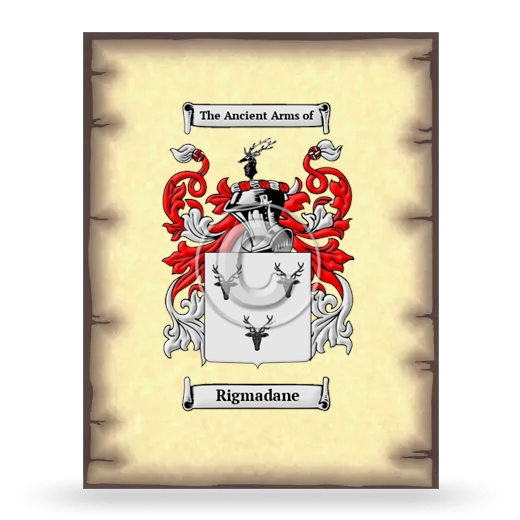 Rigmadane Coat of Arms Print