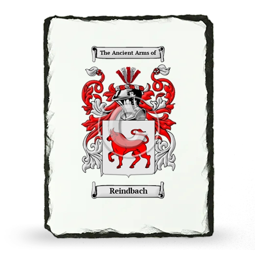 Reindbach Coat of Arms Slate