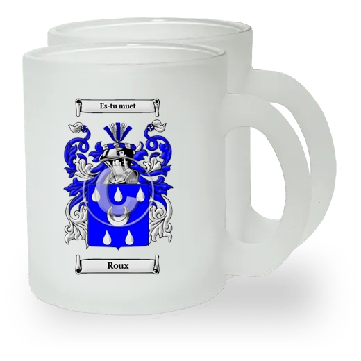 Roux Pair of Frosted Glass Mugs