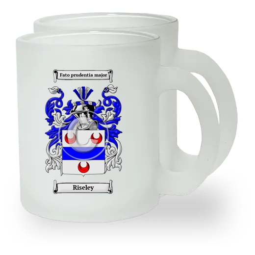 Riseley Pair of Frosted Glass Mugs