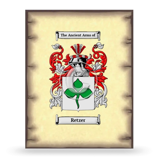 Retzer Coat of Arms Print