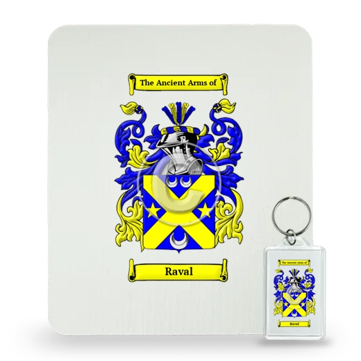 Raval Mouse Pad and Keychain Combo Package