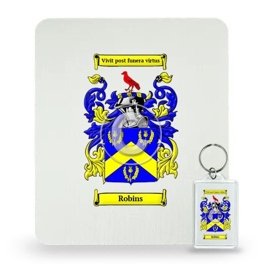 Robins Mouse Pad and Keychain Combo Package