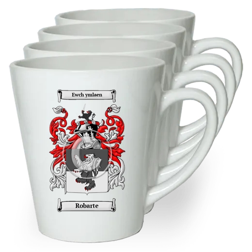 Robarte Set of 4 Latte Mugs