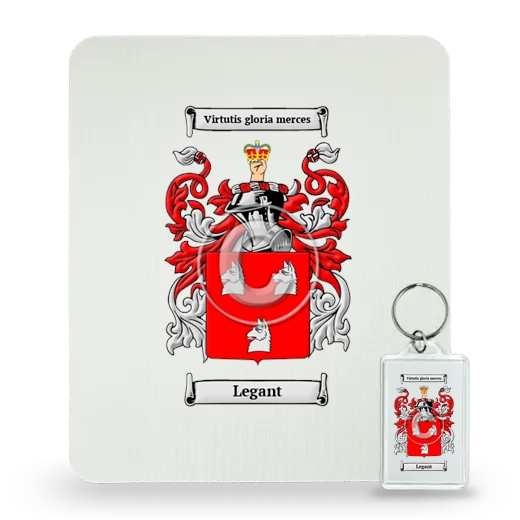 Legant Mouse Pad and Keychain Combo Package