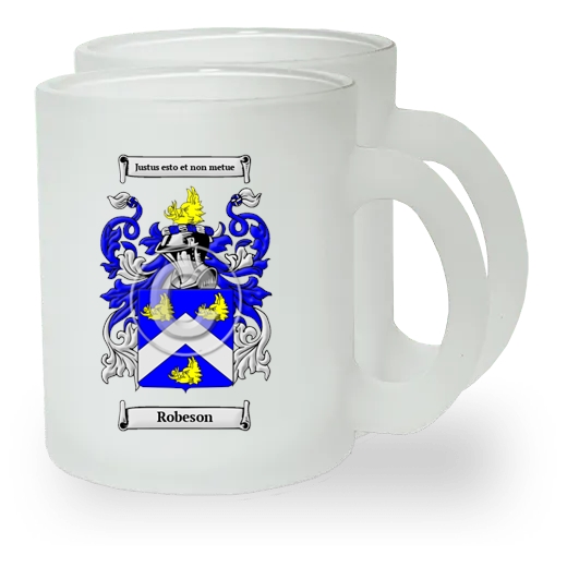 Robeson Pair of Frosted Glass Mugs