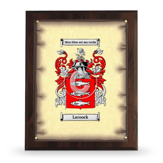 Laroock Coat of Arms Plaque
