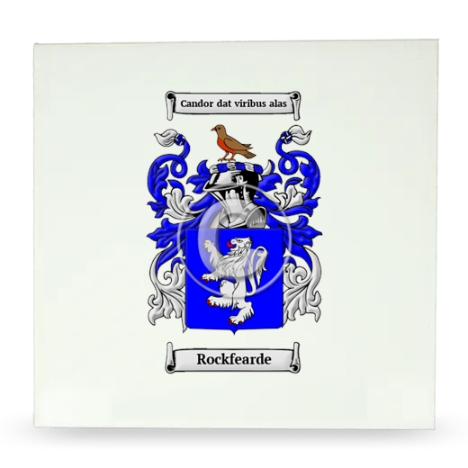 Rockfearde Large Ceramic Tile with Coat of Arms