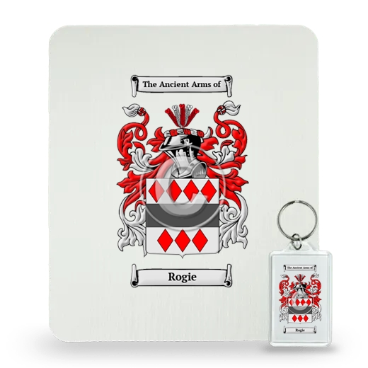 Rogie Mouse Pad and Keychain Combo Package