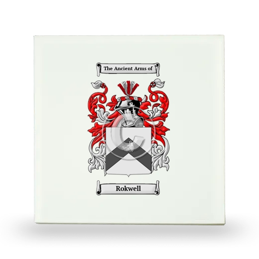 Rokwell Small Ceramic Tile with Coat of Arms