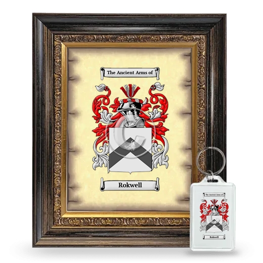 Rokwell Framed Coat of Arms and Keychain - Heirloom