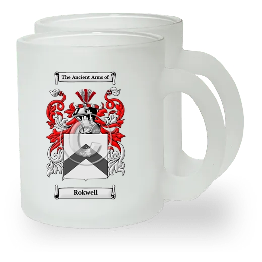Rokwell Pair of Frosted Glass Mugs