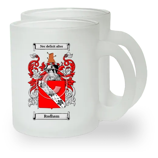 Rudham Pair of Frosted Glass Mugs