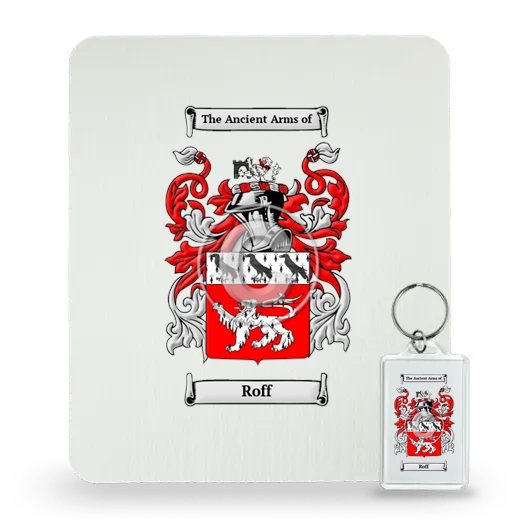 Roff Mouse Pad and Keychain Combo Package