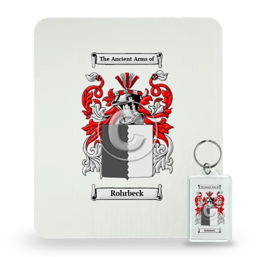 Rohrbeck Mouse Pad and Keychain Combo Package