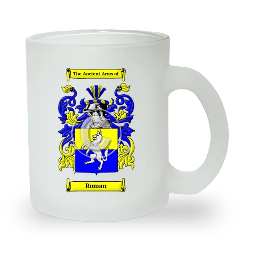 Roman Frosted Glass Mug