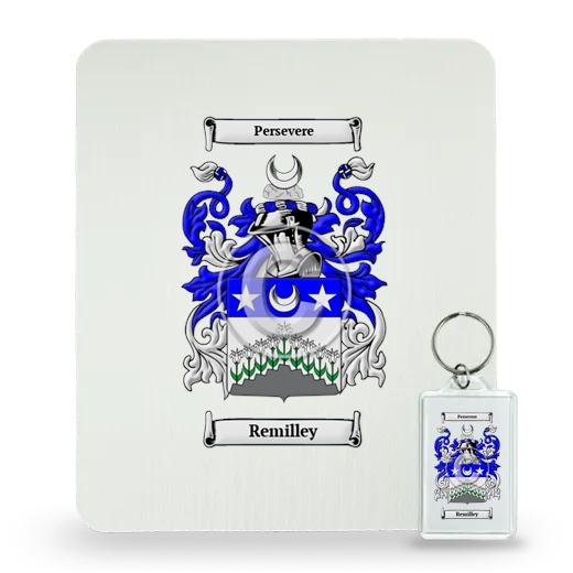 Remilley Mouse Pad and Keychain Combo Package