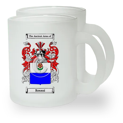 Rosani Pair of Frosted Glass Mugs