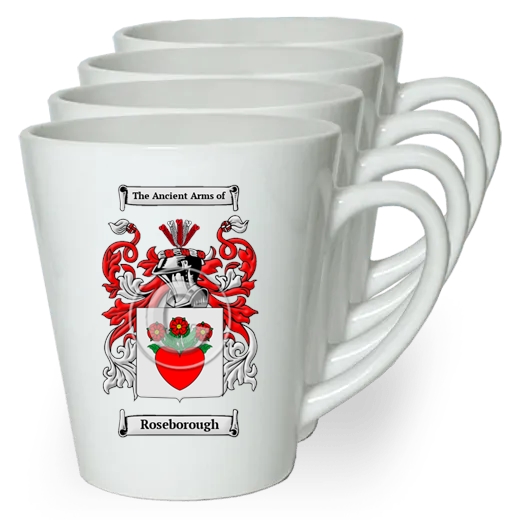 Roseborough Set of 4 Latte Mugs