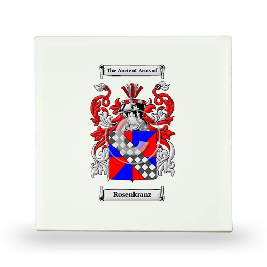 Rosenkranz Small Ceramic Tile with Coat of Arms