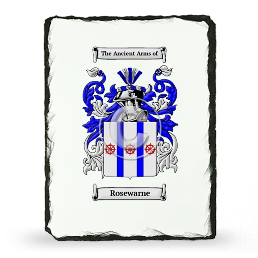 Rosewarne Coat of Arms Slate