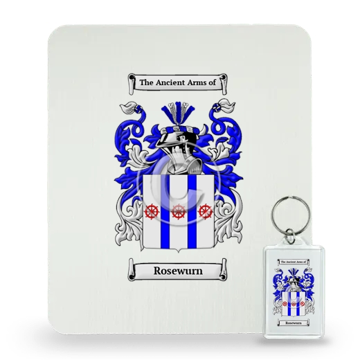 Rosewurn Mouse Pad and Keychain Combo Package