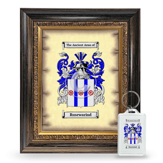 Rusewarind Framed Coat of Arms and Keychain - Heirloom