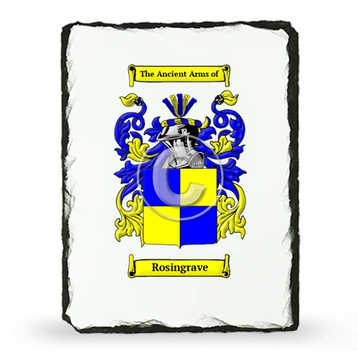 Rosingrave Coat of Arms Slate