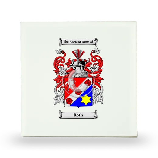 Roth Small Ceramic Tile with Coat of Arms