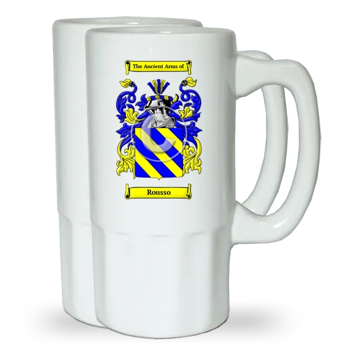 Rousso Pair of Beer Steins
