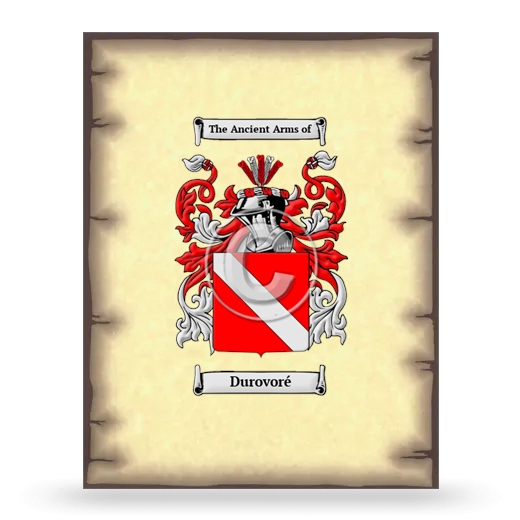 Durovoré Coat of Arms Print