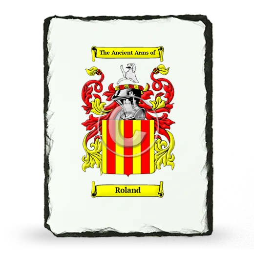 Roland Coat of Arms Slate