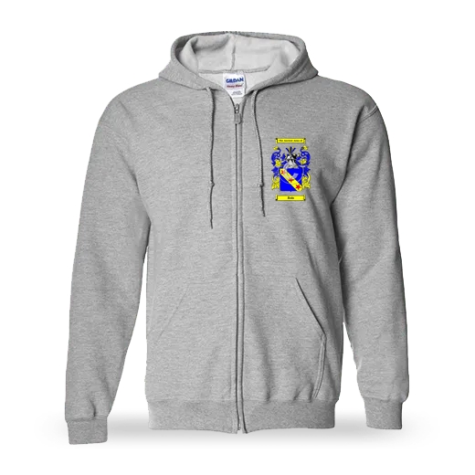 Rois Unisex Coat of Arms Zip Sweatshirt