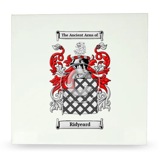 Ridyeard Large Ceramic Tile with Coat of Arms