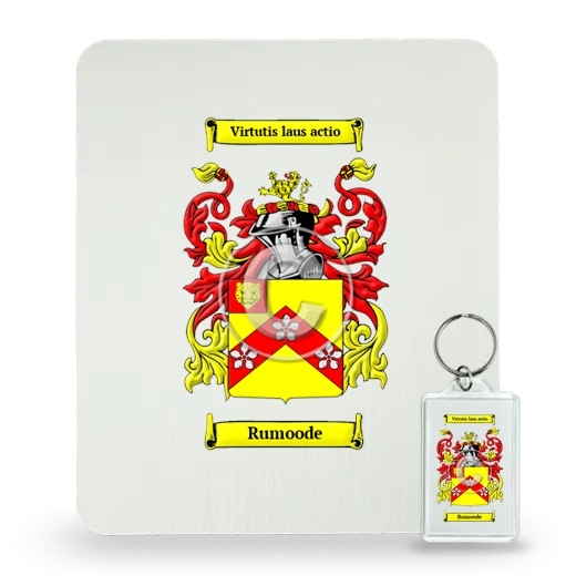 Rumoode Mouse Pad and Keychain Combo Package