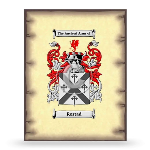 Rostad Coat of Arms Print
