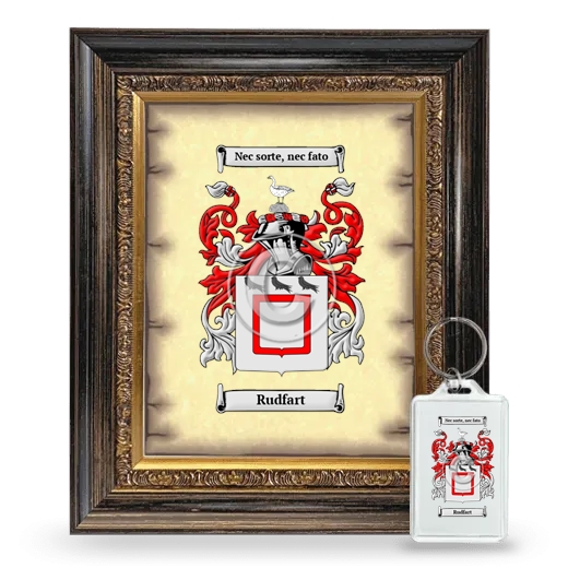 Rudfart Framed Coat of Arms and Keychain - Heirloom