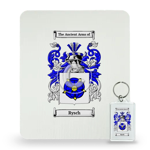 Rysch Mouse Pad and Keychain Combo Package