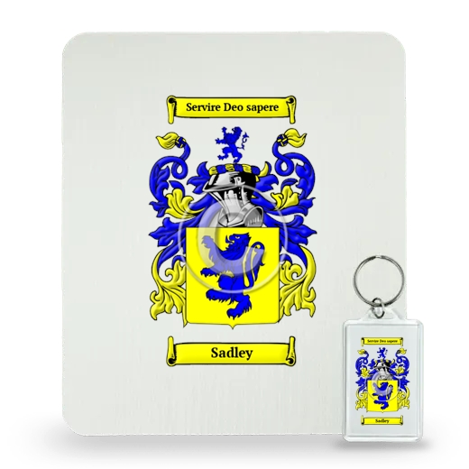 Sadley Mouse Pad and Keychain Combo Package