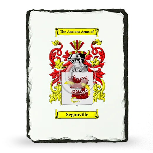 Seganville Coat of Arms Slate