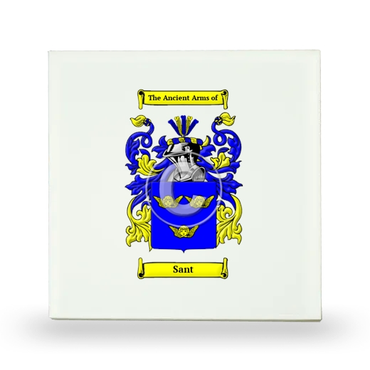 Sant Small Ceramic Tile with Coat of Arms