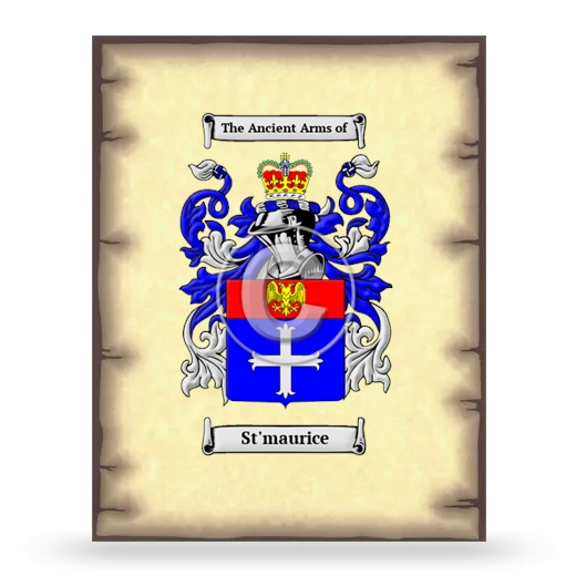 St'maurice Coat of Arms Print