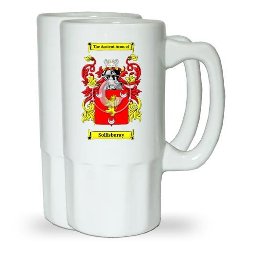 Sollisburay Pair of Beer Steins